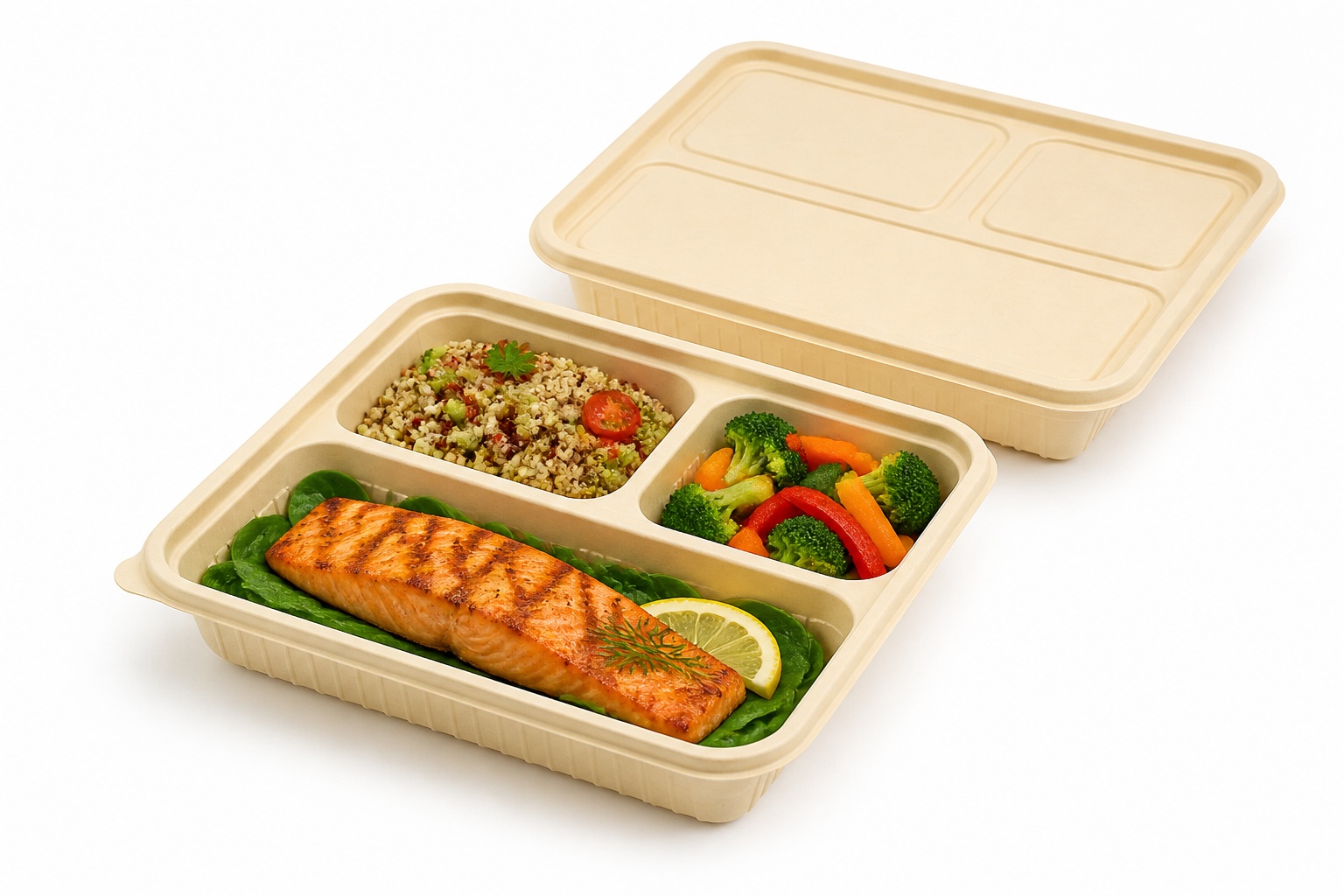 Biodegradable & Cornstarch Eco Bento Boxes