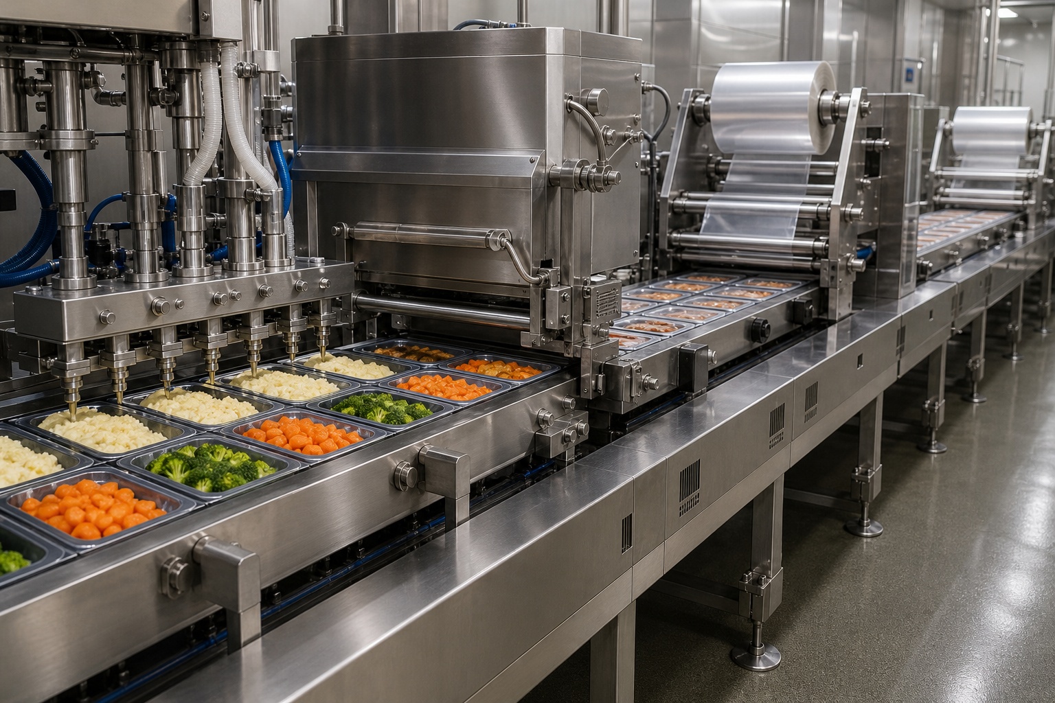 Inline Linear Multi-Lane Tray Sealers